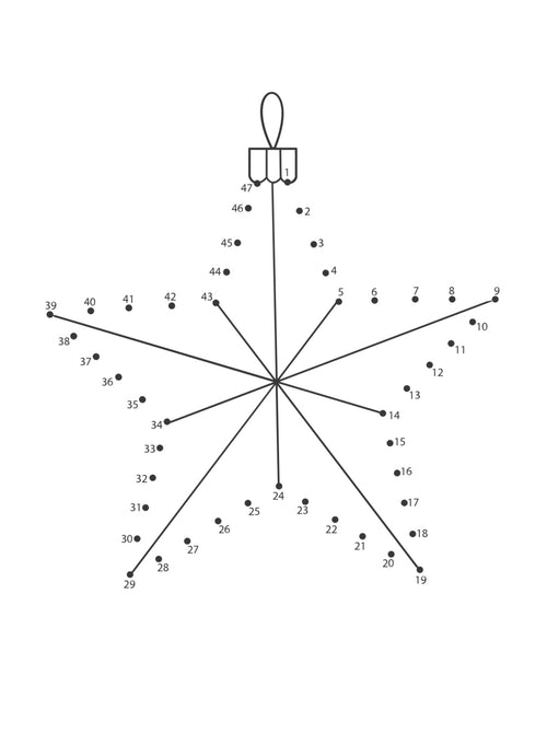Punkte verbinden für ruhige Nachmittage 9 Seiten