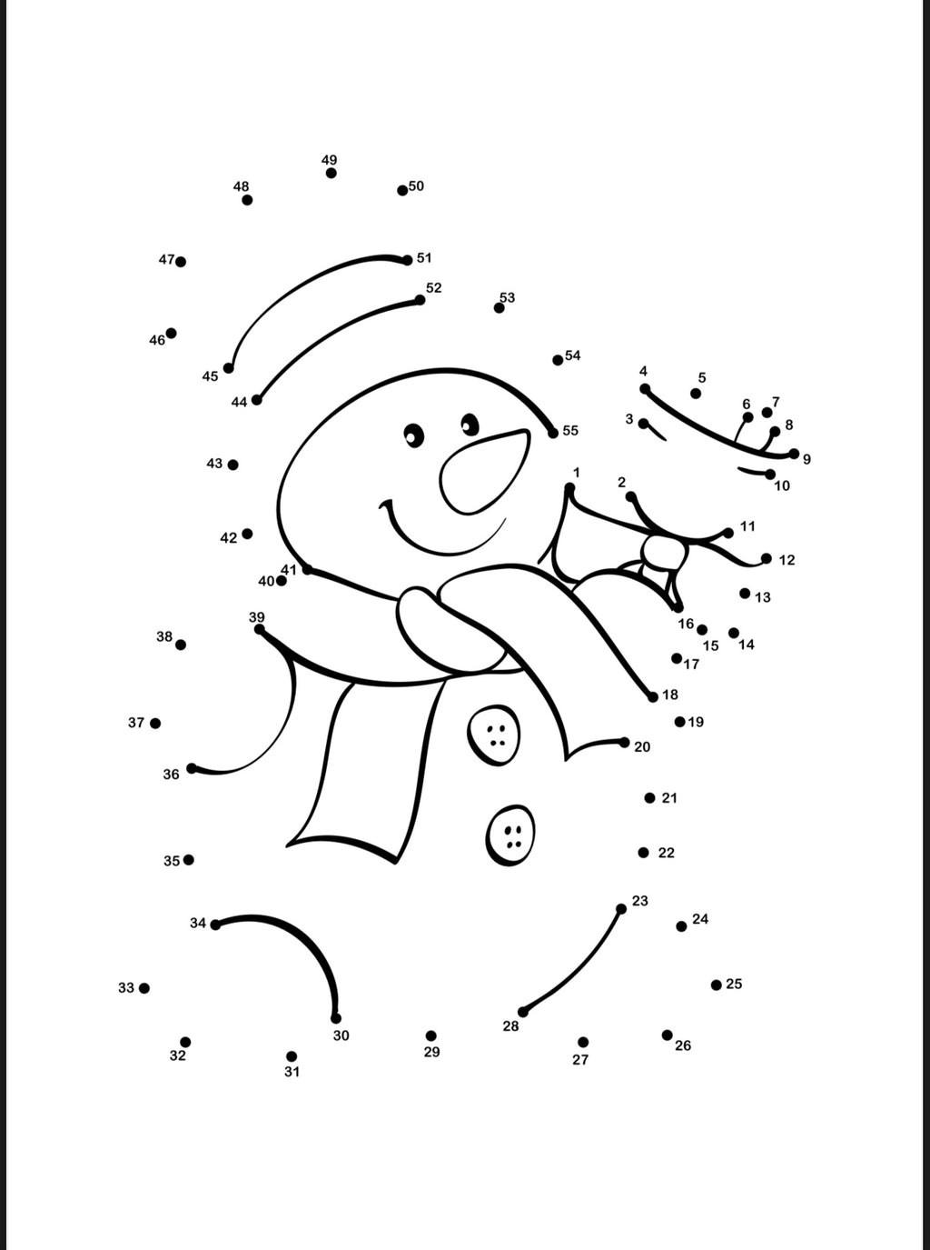 Punkte verbinden für ruhige Nachmittage 9 Seiten